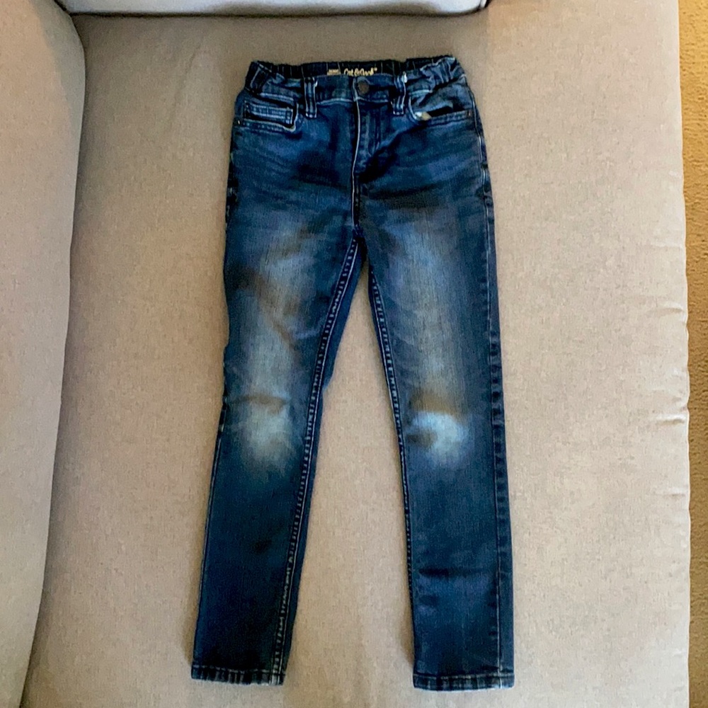 Dark Denim Blue Boys Jeans (Skinny)